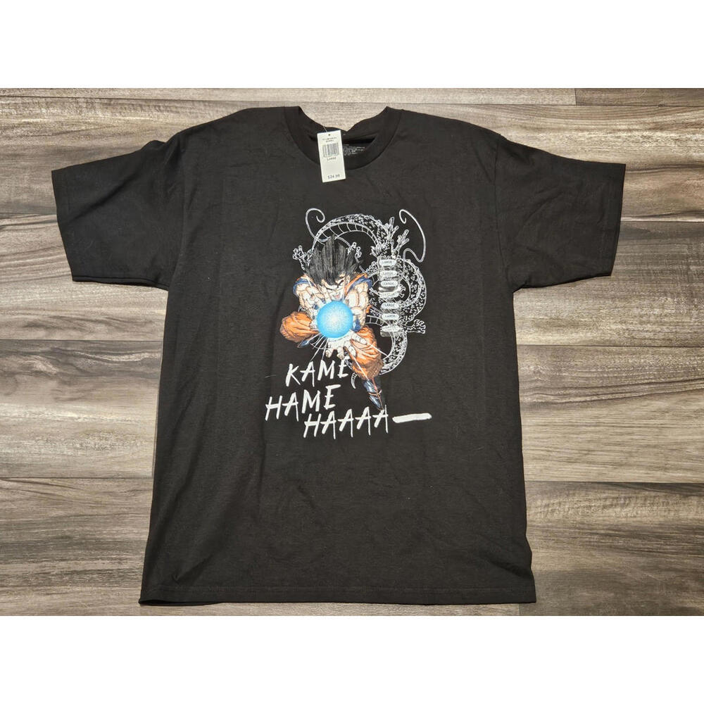 Dragon Ball Z Shirt Large Black Goku Hot Topic Kamehameha